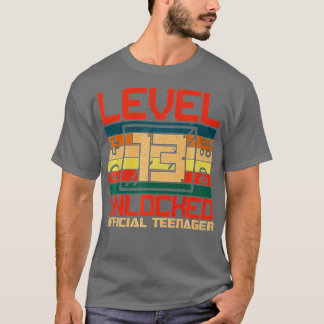 Level 13 Unlocked 13th Video Birthday Gift (60) T-Shirt