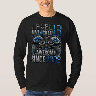Level 13 Unlocked Awesome Since 2009 13th Birthday T-Shirt