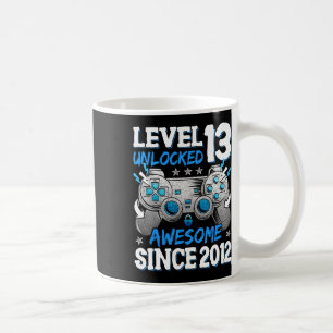 Level 13 Unlocked Awesome Since 2012 Birthday Gami Coffee Mug