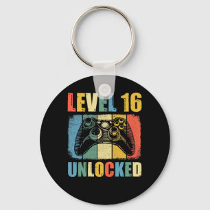 Level 16 unlocked keychain