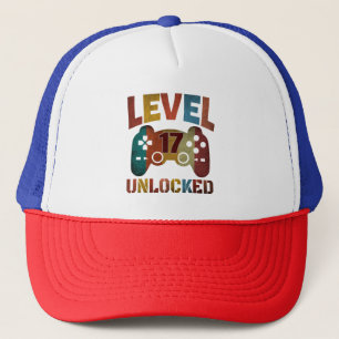 LEVEL 17 UNLOCKED TRUCKER HAT