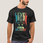 Level 18 Unlocked Video Gamer 18Th Birthday Gift T-Shirt<br><div class="desc">Level 18 Unlocked Shirt Video Gamer 18th Birthday Gift</div>