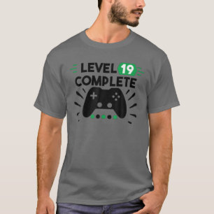Level 19 Complete Tee Game Console Video Gamer 19