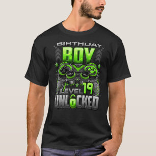 Level 19 Unlocked Awesome Since 2003 19th Birthday T-Shirt