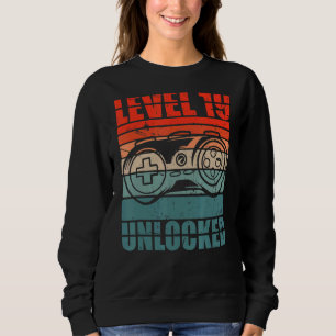 Level 19 Unlocked Video Gamer Boy 19th Birthday G Sweatshirt