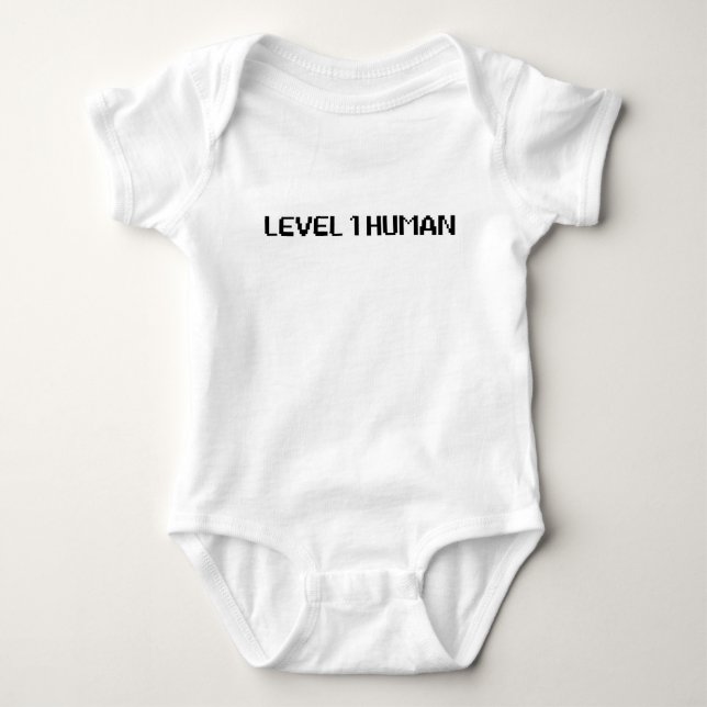 Level 1 Human Baby Bodysuit (Front)