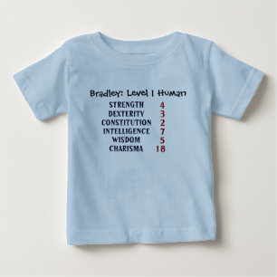 Level 1 Human Personalize Baby T-Shirt