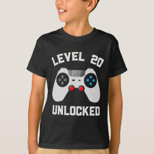 Level 20 Unlocked Funny 20th Wedding Anniversary C T-Shirt