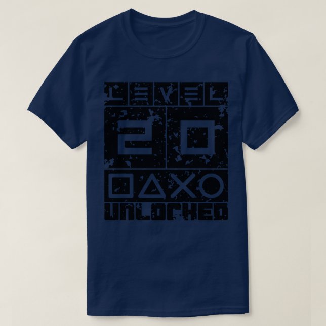 Level 20 unlocked T-Shirt (Design Front)