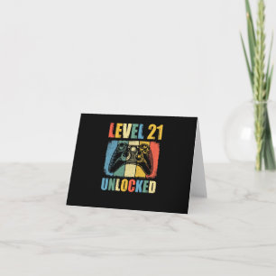 Level 21 unlocked card