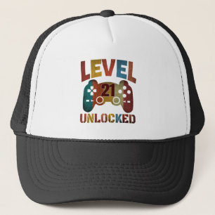 LEVEL 21 UNLOCKED TRUCKER HAT