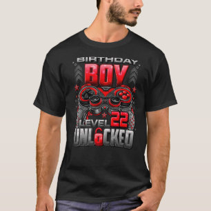 Level 22 Unlocked Awesome Since 2000 22nd Birthday T-Shirt