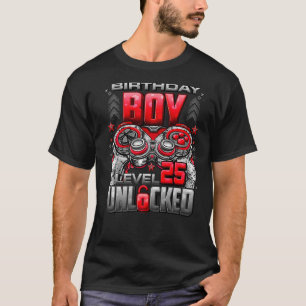Level 25 Unlocked Awesome Since 1997 25th Birthday T-Shirt