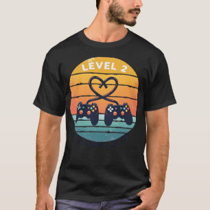 Level 2 Complete - 2th Wedding Anniversary Gift Vi T-Shirt
