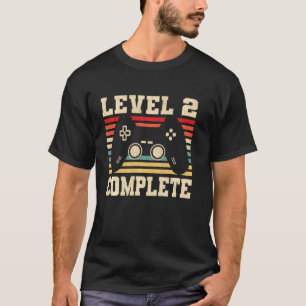 Level 2 Complete Vintage 2nd Wedding Anniversary T-Shirt
