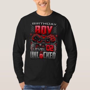 Level 2 Unlocked Awesome Since 2020 2nd Birthday G T-Shirt