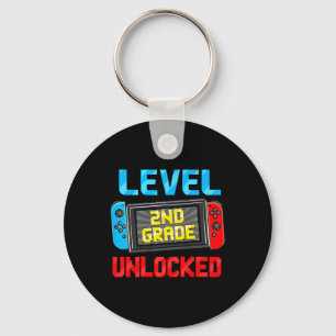 Level 2nd Grade Unlocked Ck To School First Day Bo Keychain