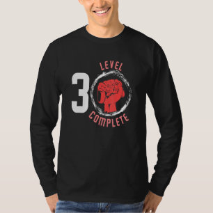 Level 30 Complete I B-Day Videogame Player Present T-Shirt