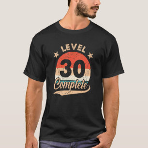Level 30 Complete Retro 30th Wedding Aniversary Fo T-Shirt