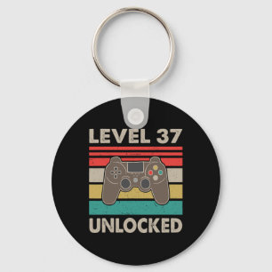 Level 37 Unlocked - 1983 37th Birthday Gift Men An Keychain