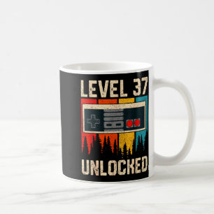 Level 37 Unlocked Video Game Controller Birthday M Coffee Mug