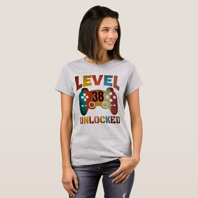 LEVEL 38 UNLOCKED T-Shirt (Front Full)