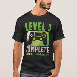 Level 3 Complete 3 Anniversary Funny 3Rd Wedding A T-Shirt