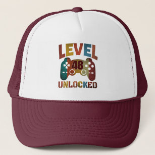 LEVEL 48 UNLOCKED  TRUCKER HAT
