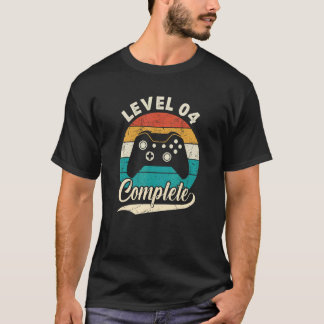 Level 4 Complete 4th Wedding Aniversary For Him T-Shirt