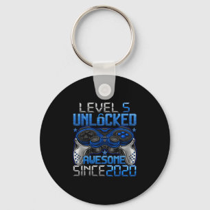 Level 5 Unlocked 5 Year Old Gifts For Boys 5th Bir Keychain