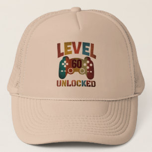 LEVEL 60 UNLOCKED TRUCKER HAT