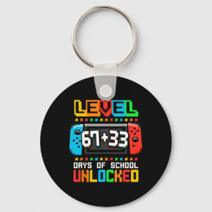 Level 67 33 Happy 100 Days Of School Complete Funn Keychain