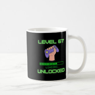 Level 67 Unlocked Gaming 6-7 School Meme Six Seven Coffee Mug