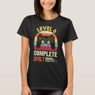 Level 6 Complete Vintage 6th Wedding Anniversary V T-Shirt