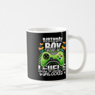 Level 6 Unlocked Video Game 6th Birthday Gamer Gif Coffee Mug