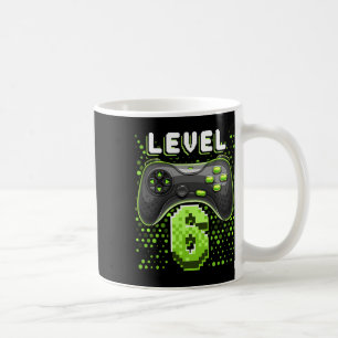 Level 6 Video Game Controller 6th Birthday Gamer G Coffee Mug