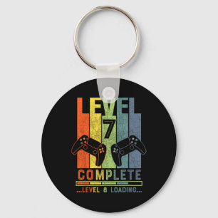 Level 7 Complete Gamer Gift 7 Years Wedding Annive Keychain