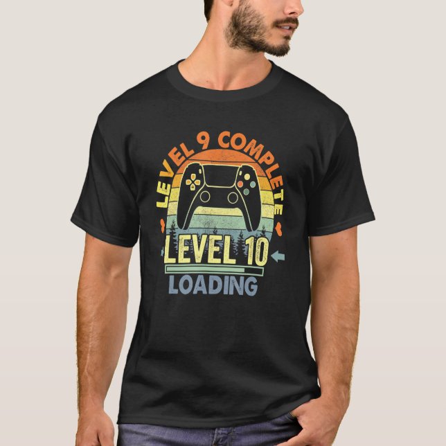 Level 9 Complete 9 Anniversary 9th Wedding Anniver T-Shirt (Front)