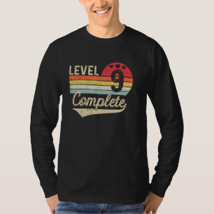 Level 9 Complete 9th Wedding Anniversary 9 Years M T-Shirt