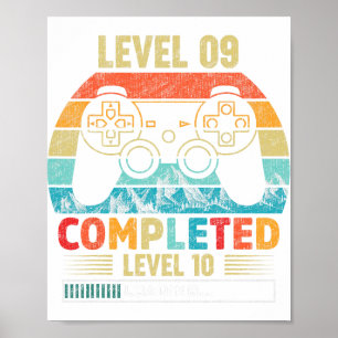 Level 9 Completed Level 10 Loading 9th Birthday Vi Poster