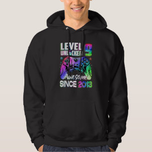 Level 9 Unlocked Awesome 2013 Video Game 9th Birth Hoodie