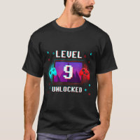 Level 9 Unlocked Video Gamer Funny 9th Birthday Bo