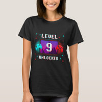 Level 9 Unlocked Video Gamer Funny 9th Birthday Bo