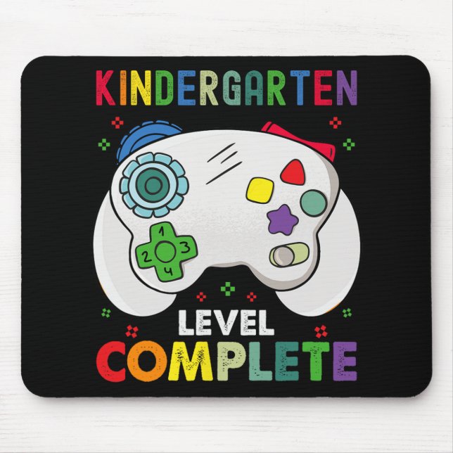Level Complete Last Day Of School Graduation  Mouse Pad (Front)