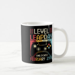 Level Leap Day Unlocked Video Game Controller Game Coffee Mug
