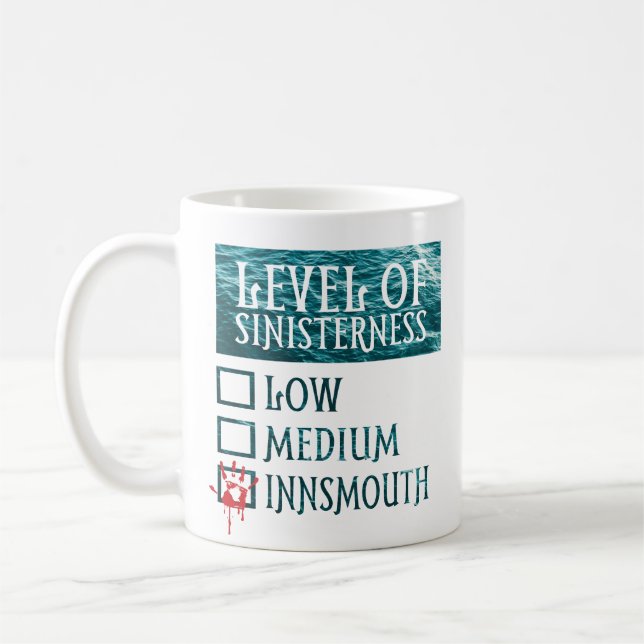 Level of Innsmouth Lovecraft Coffee Mug (Left)