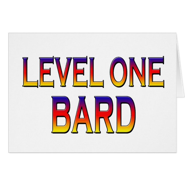 Level one bard (Front Horizontal)