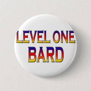 Level one bard 2 inch round button