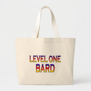 Level one bard large tote bag