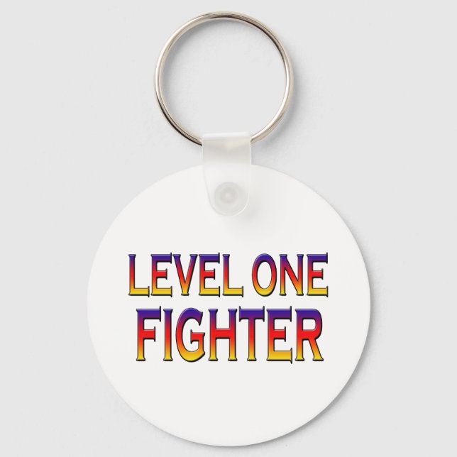 Level one fighter keychain (Front)
